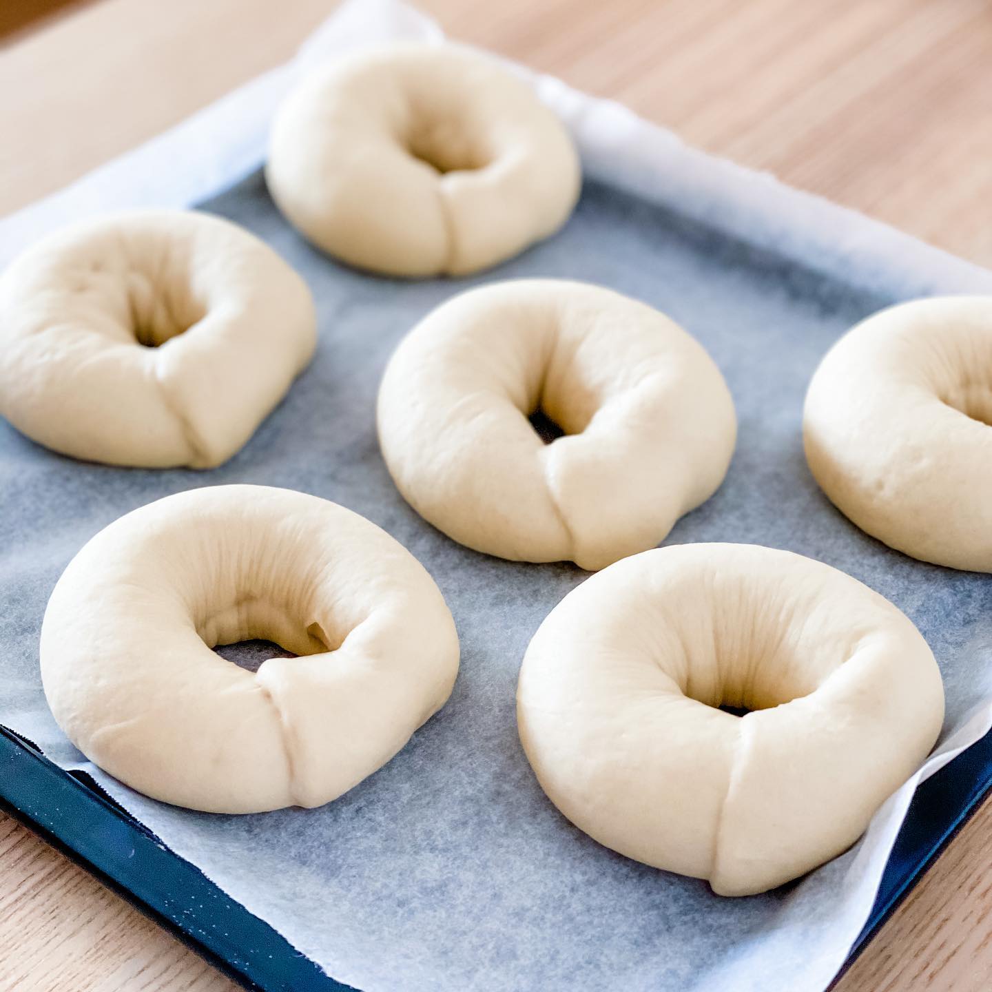 自製手揉原味/芝麻Bagel - step 1