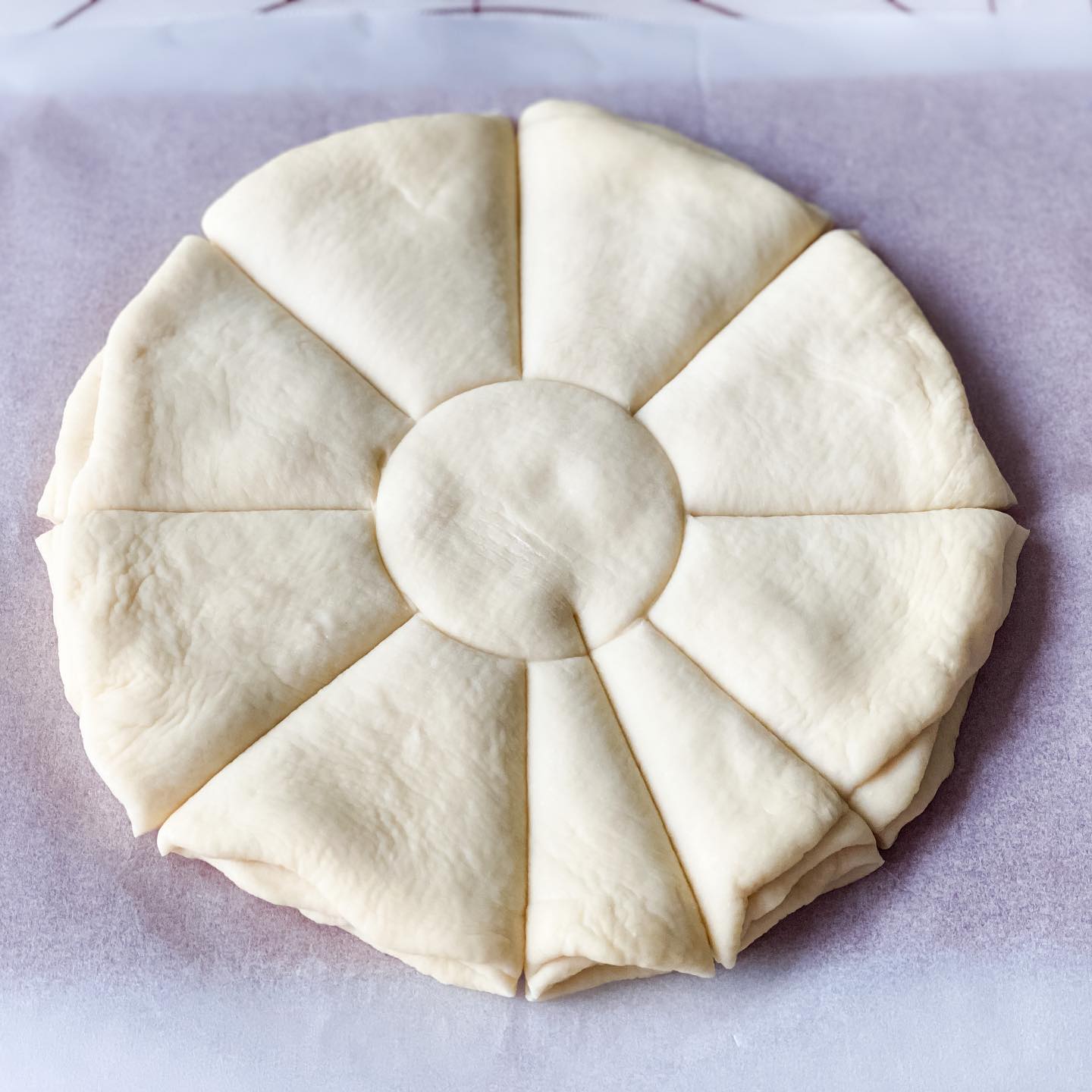 聖誕限定蒜茸牛油雪花包 - step 4