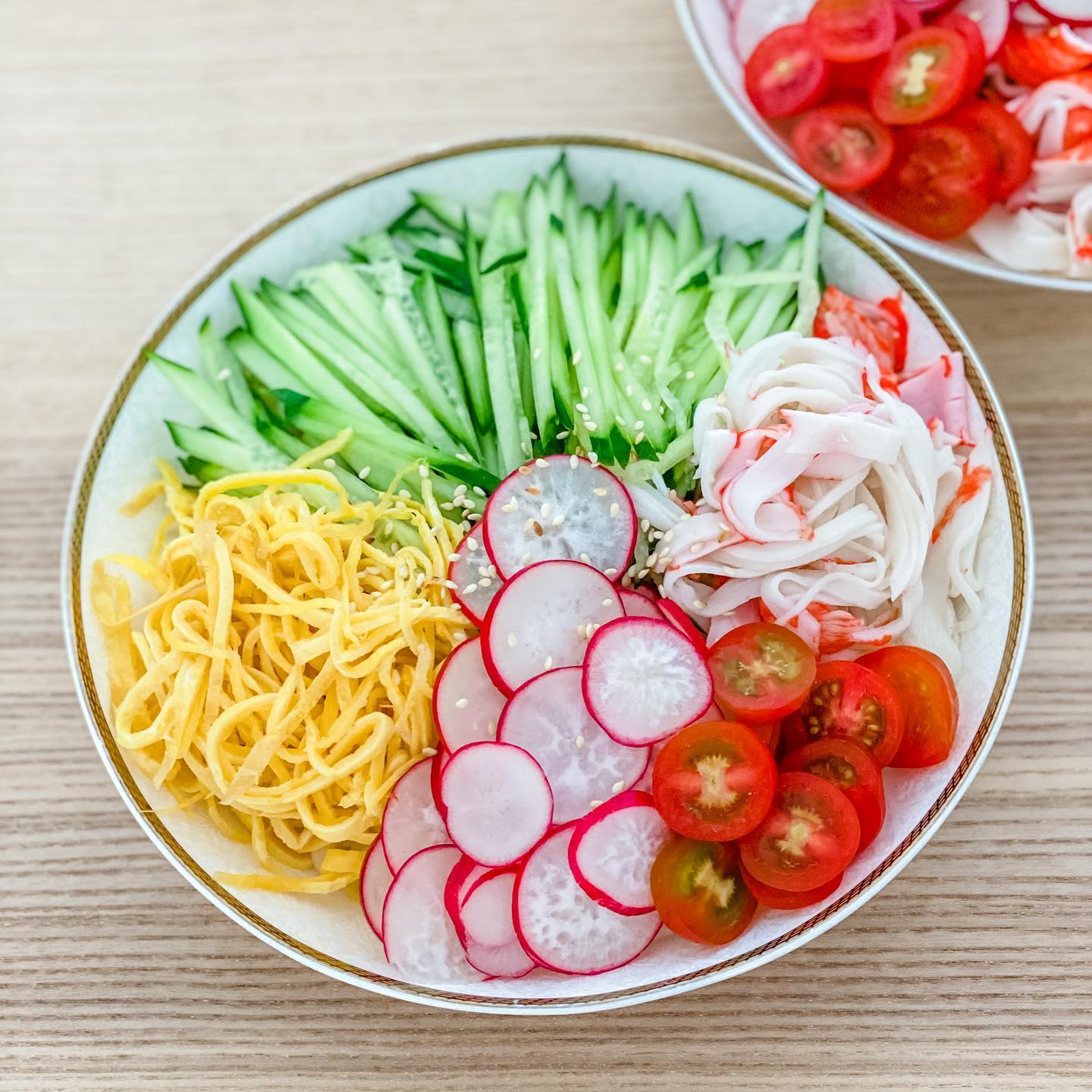 Cold Udon Salad - step 1