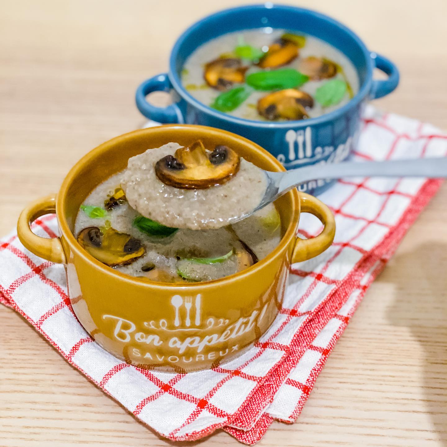 無奶無麵粉的蘑菇湯 - step 1