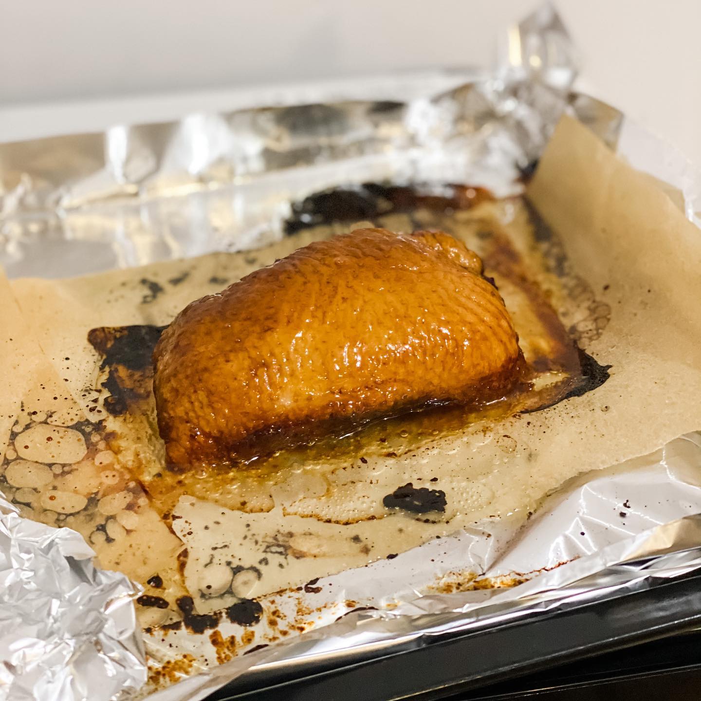 自製簡易版烤鴨/片皮鴨 - step 3