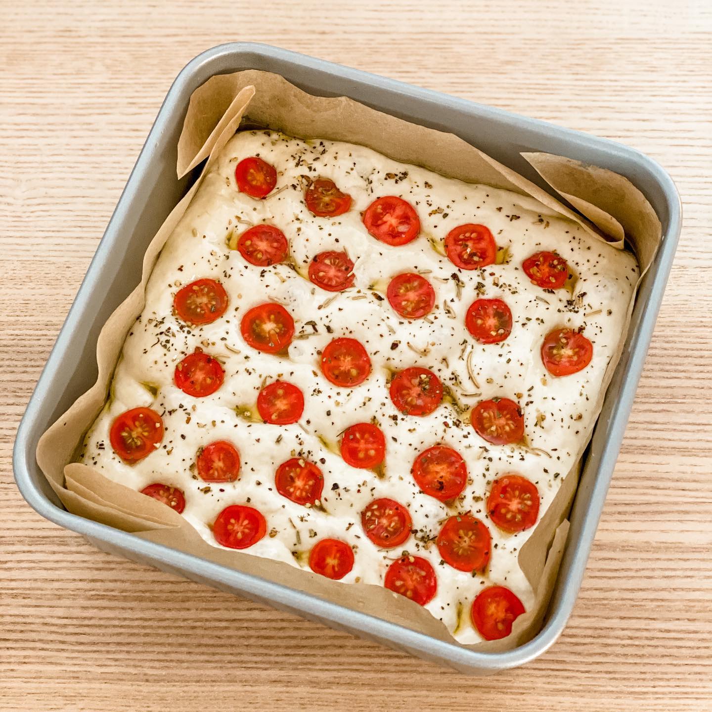 Focaccia 佛卡夏 意大利香草蕃茄麵包 - step 4