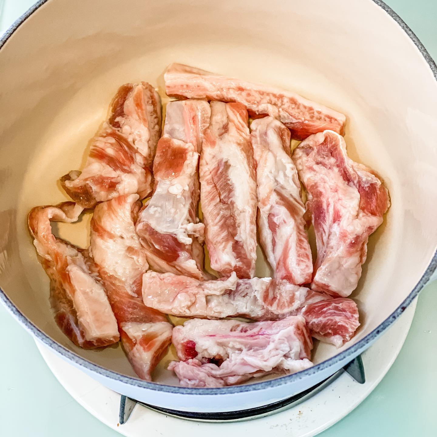 招牌菜式 — 蒜蓉南瓜豬肋條 - step 1