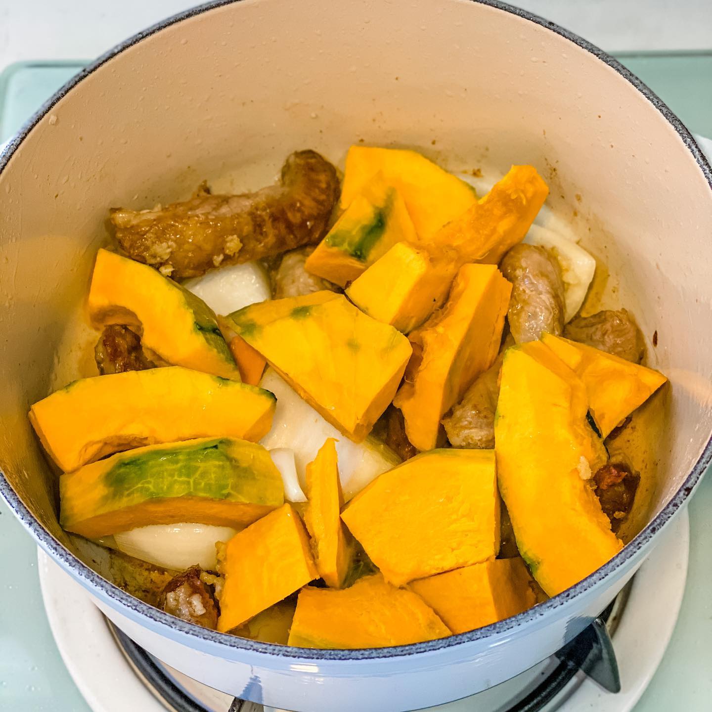 招牌菜式 — 蒜蓉南瓜豬肋條 - step 3