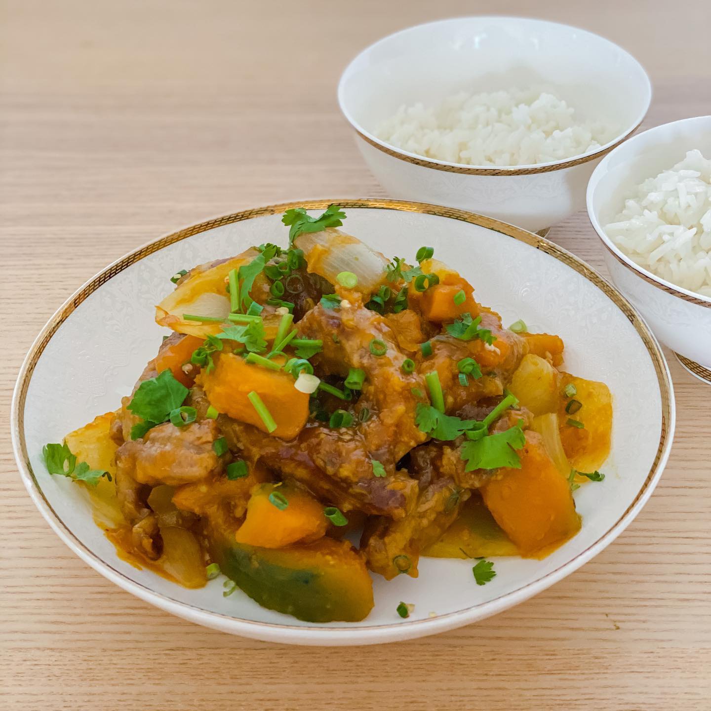 招牌菜式 — 蒜蓉南瓜豬肋條