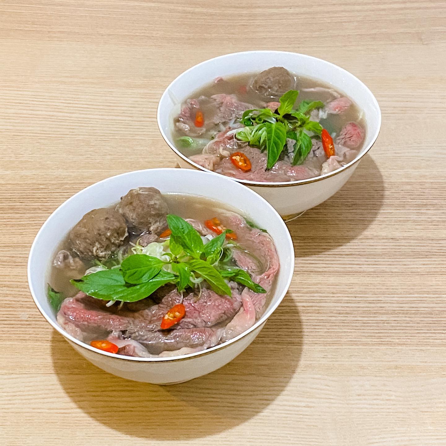 自製越式生牛肉湯河