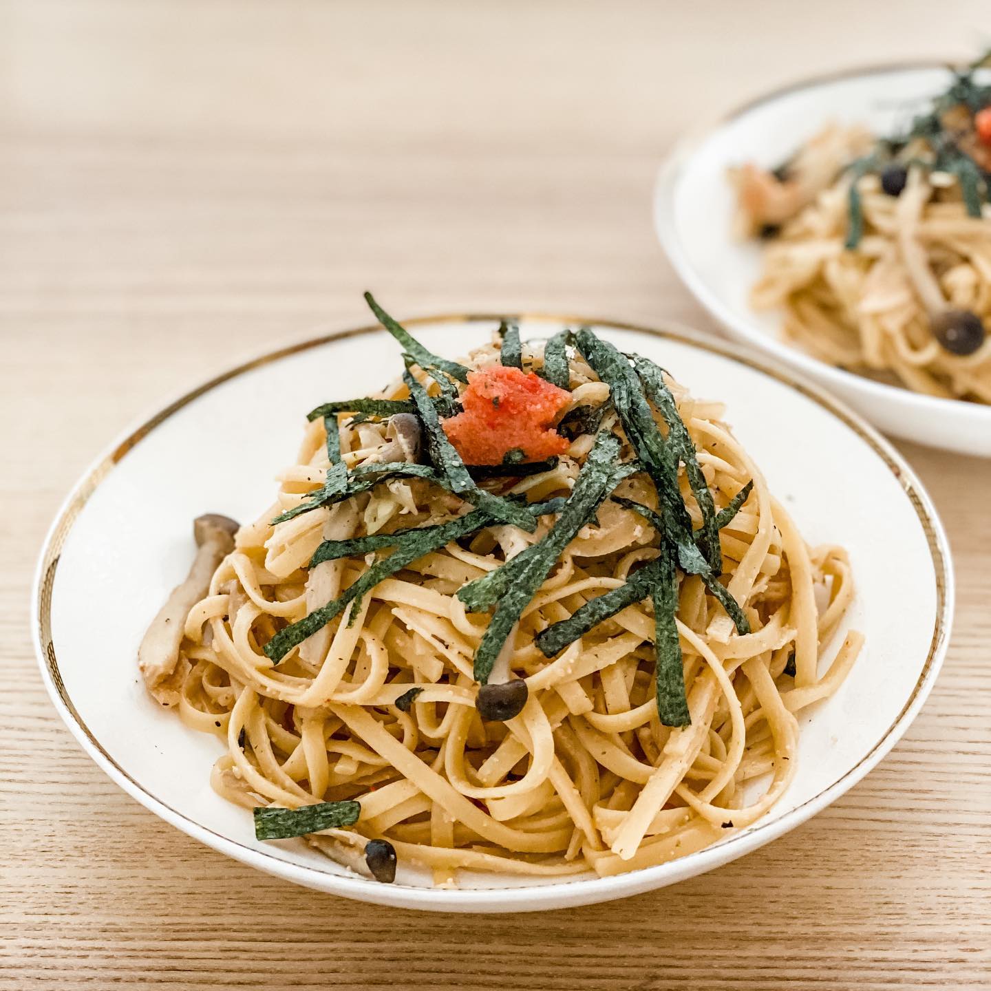 和風明太子意大利粉 - step 1