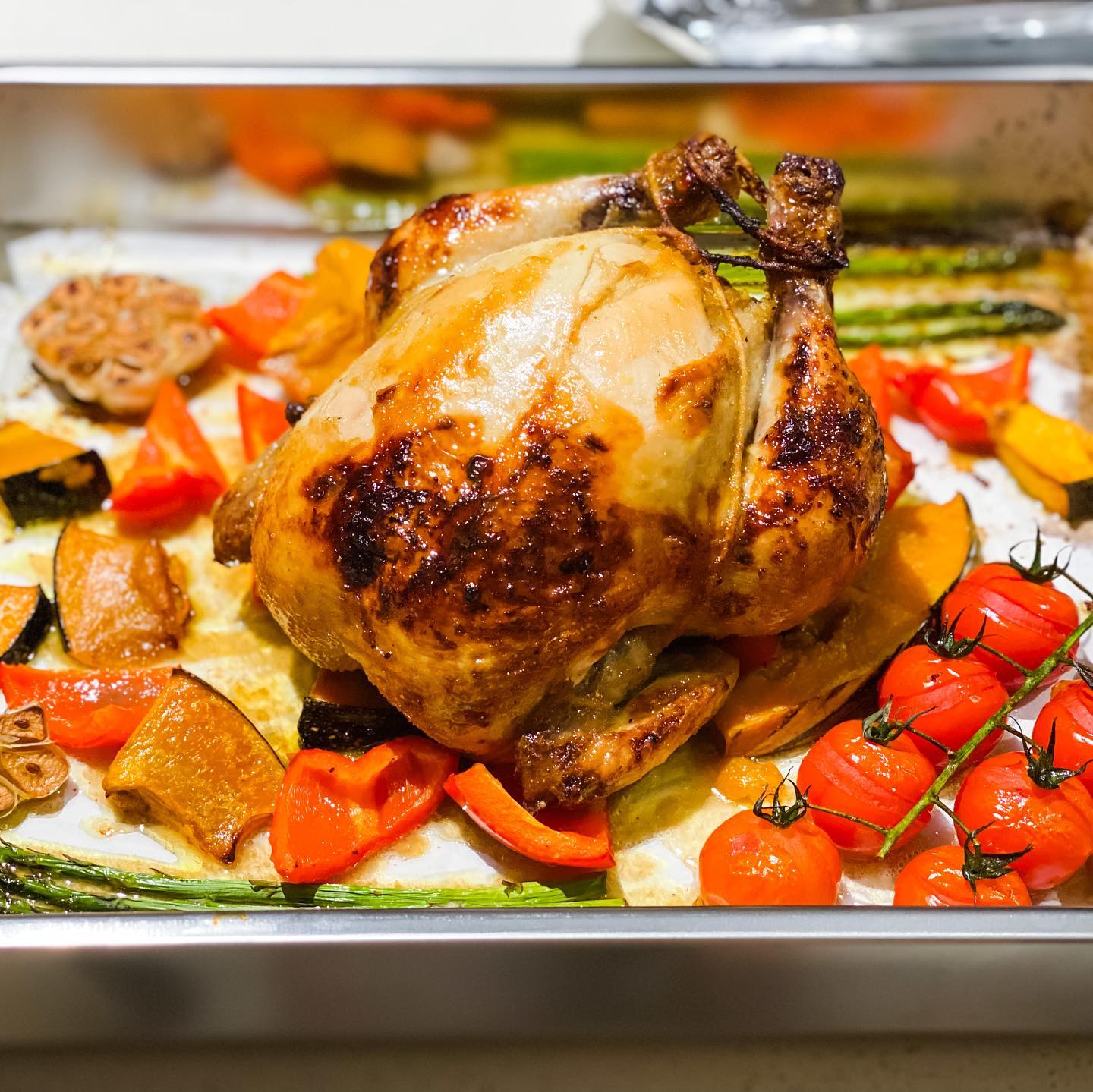 檸檬蒜香烤雞 - step 1