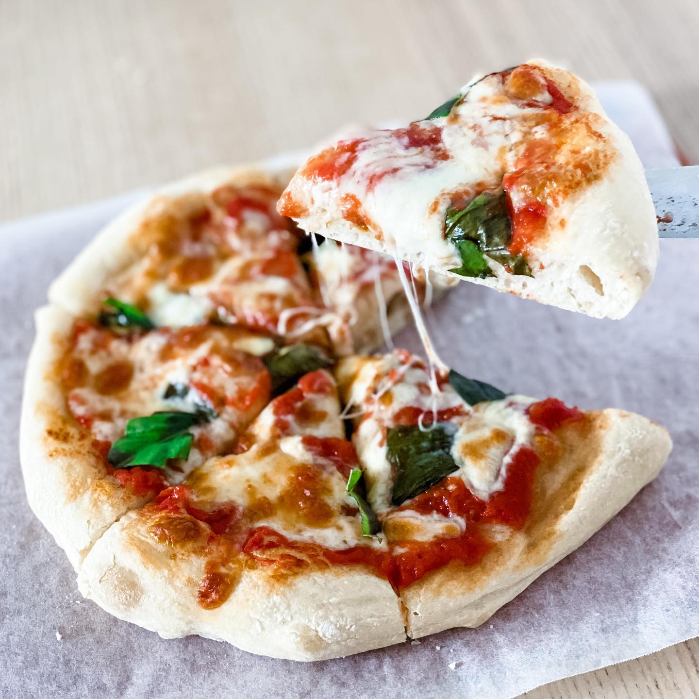自製手工Margherita Pizza