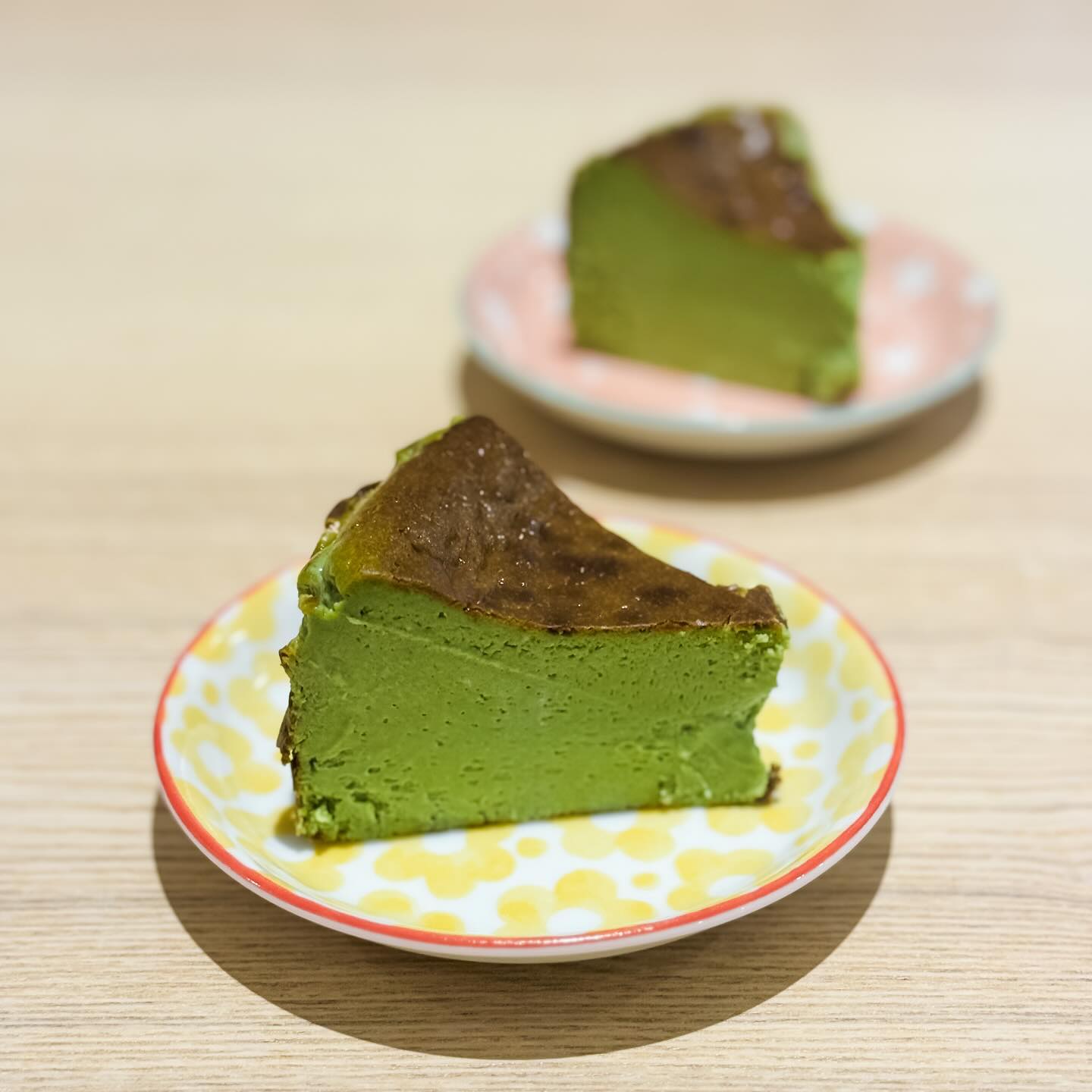 抹茶半熟軟心巴斯克芝士蛋糕