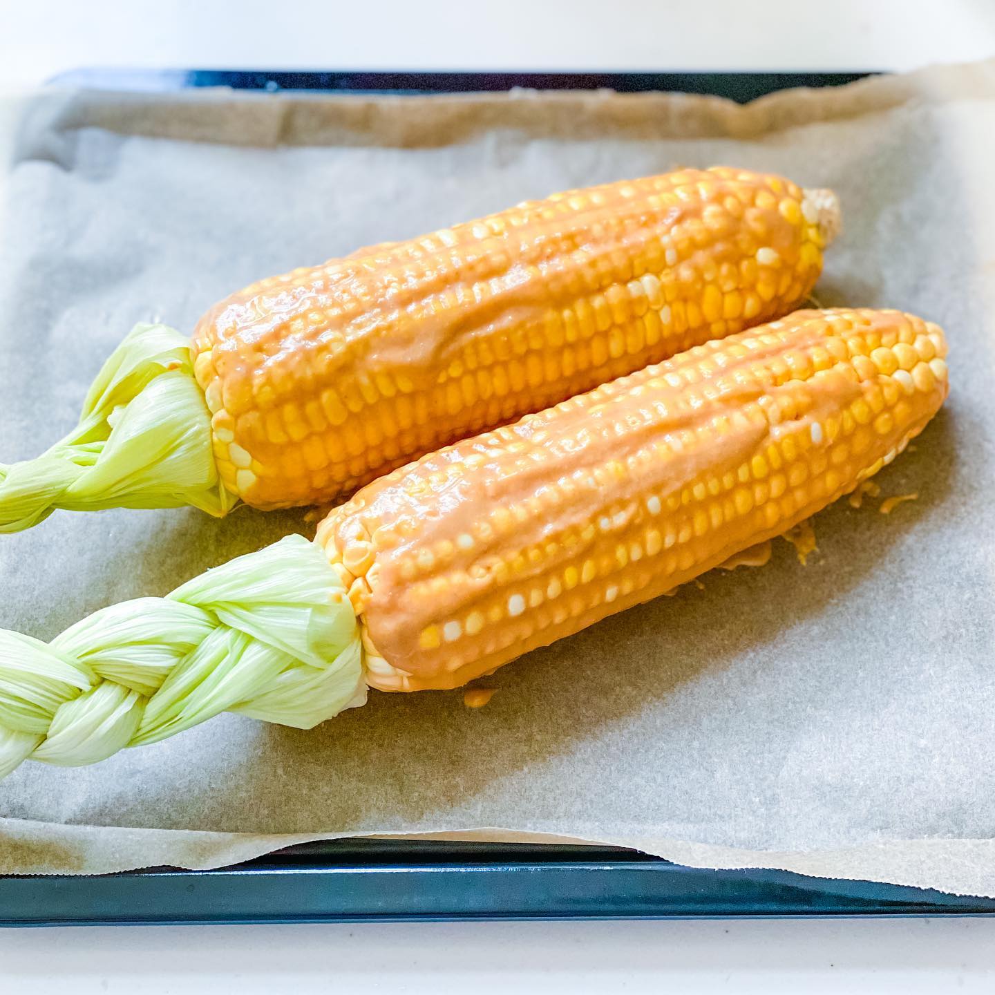 Miso Grilled Corn - step 2