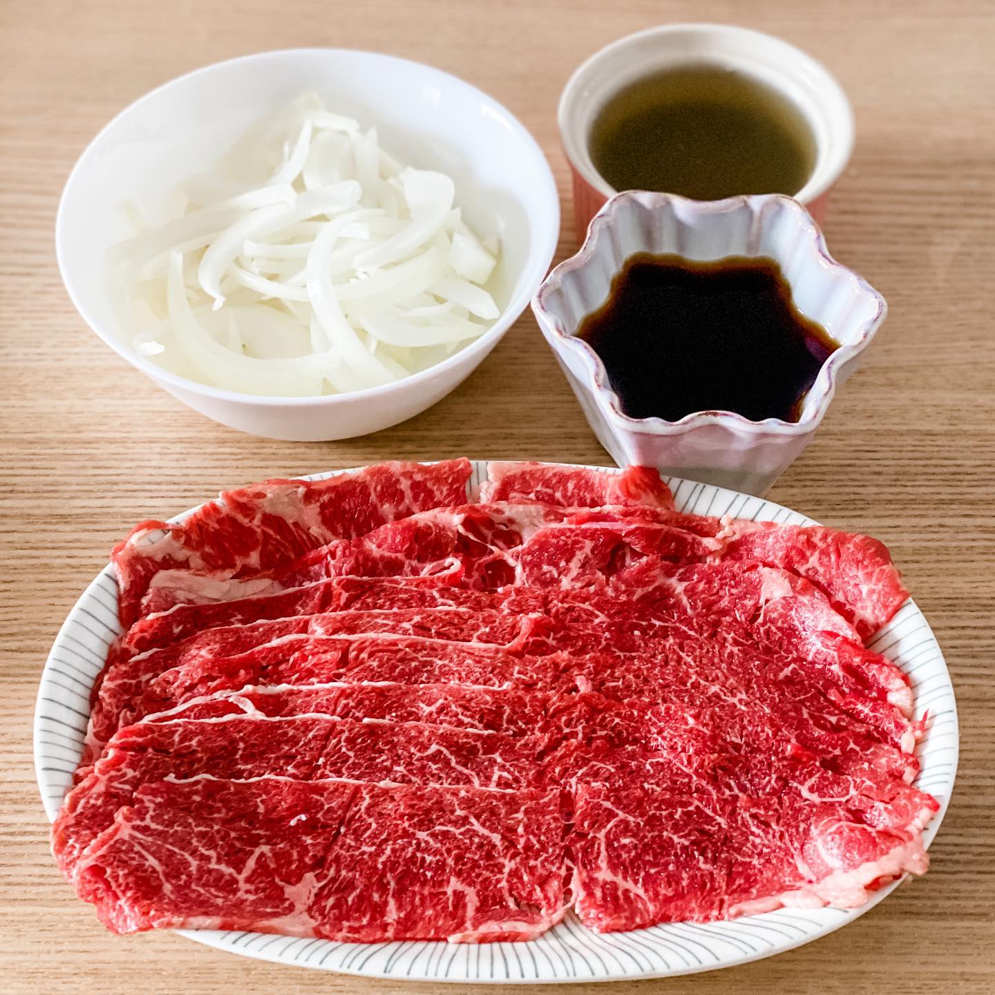 Onsen Egg Beef Rice - step 1