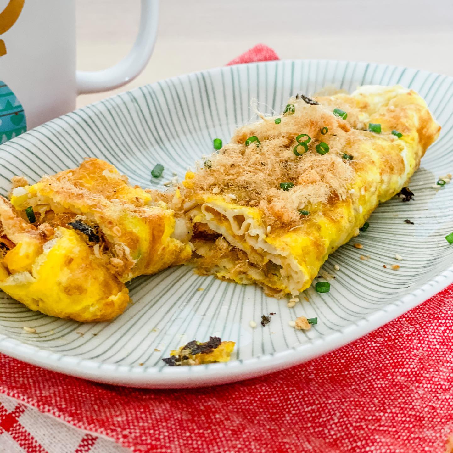 肉鬆蛋餅 - step 1