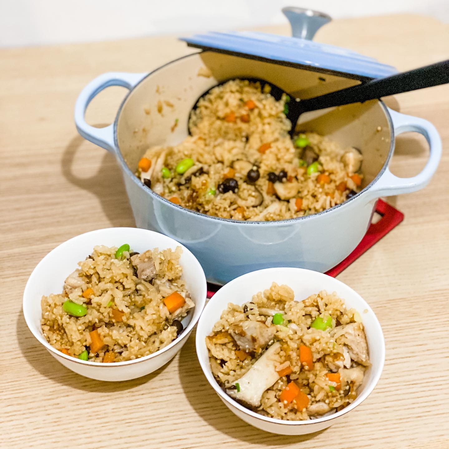 藜麥雞肉日式雜炊飯