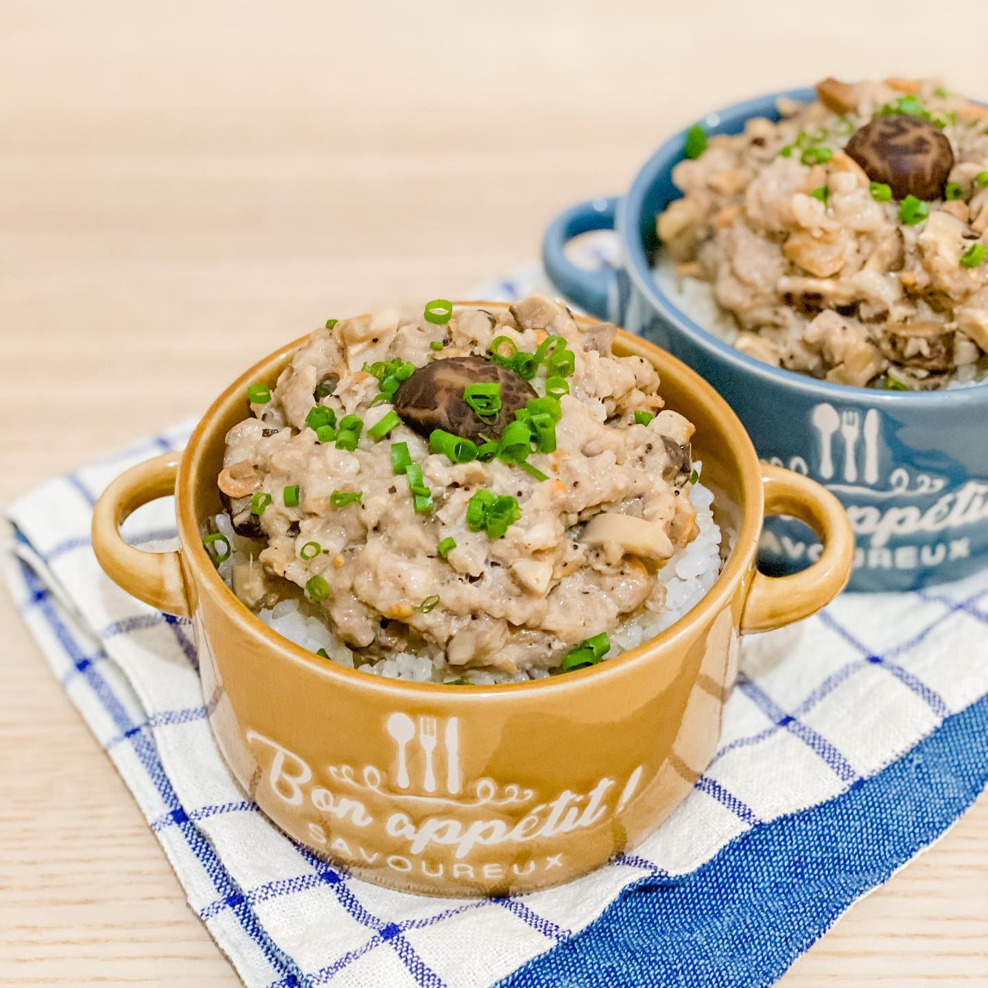 Sakura Shrimp Mushroom Steamed Rice - step 1
