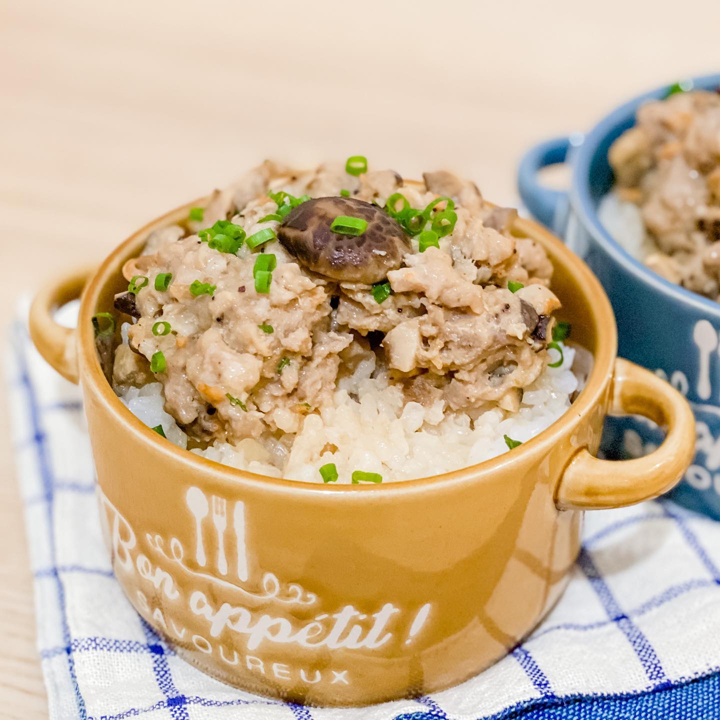 Sakura Shrimp Mushroom Steamed Rice - step 2
