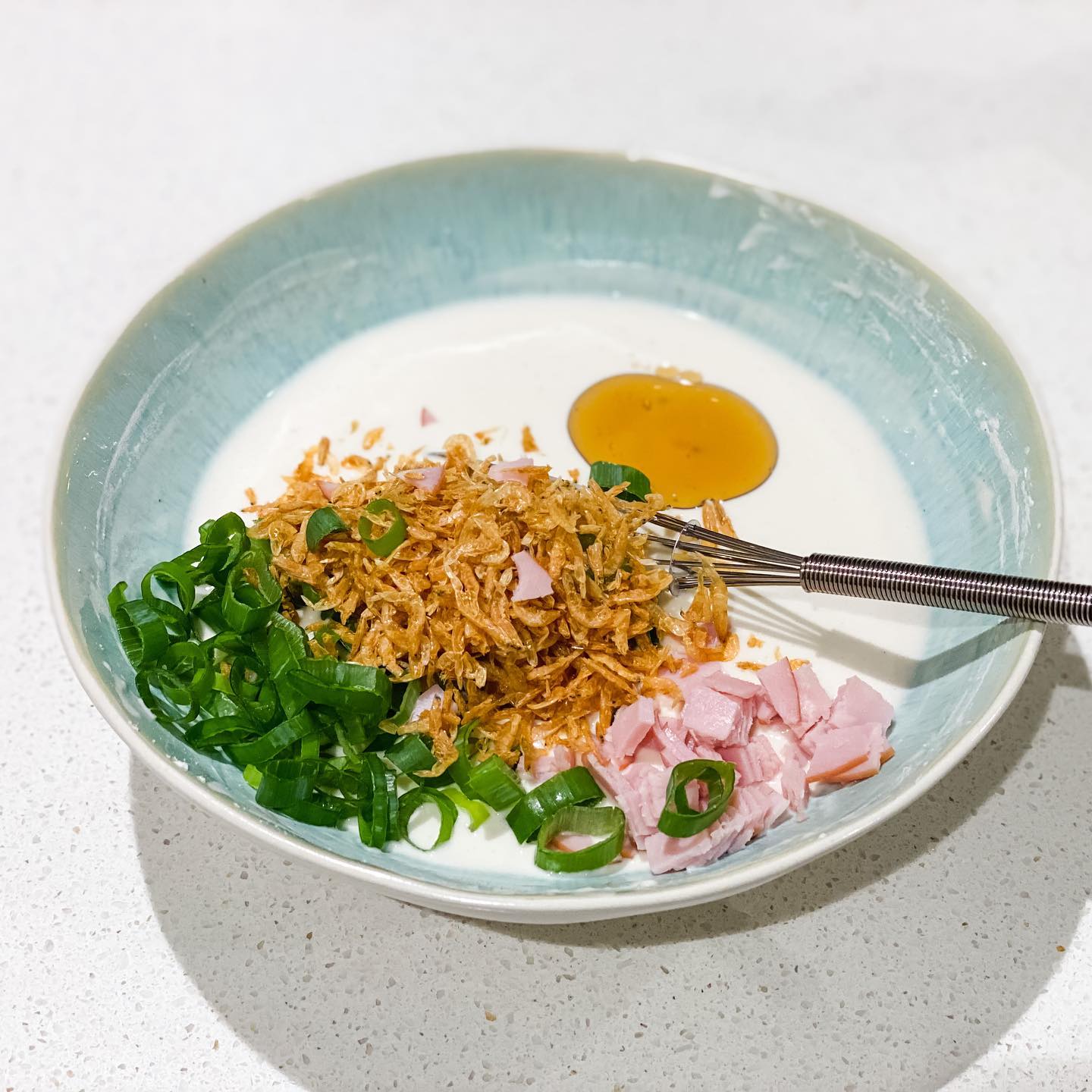 櫻花蝦煎薄罉 - step 4