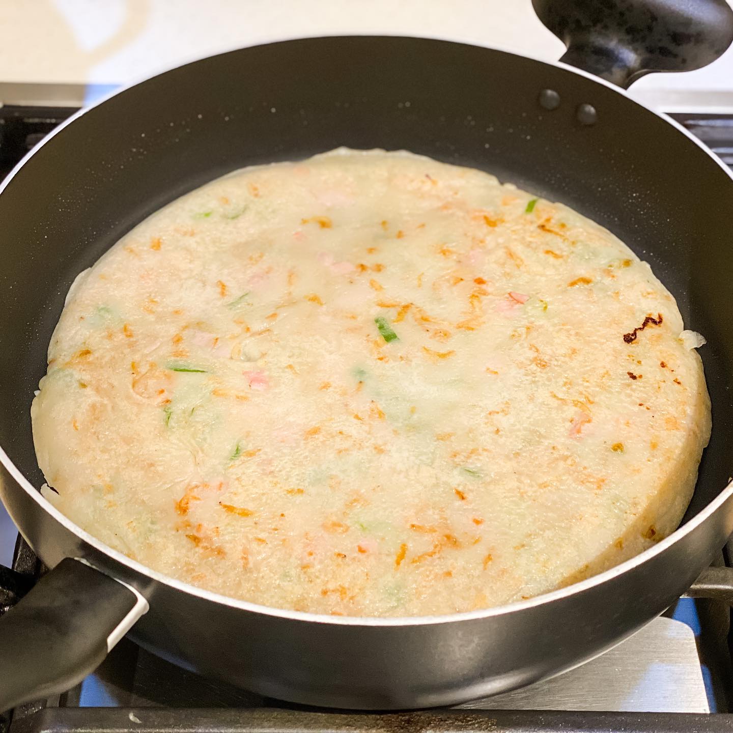 櫻花蝦煎薄罉 - step 8