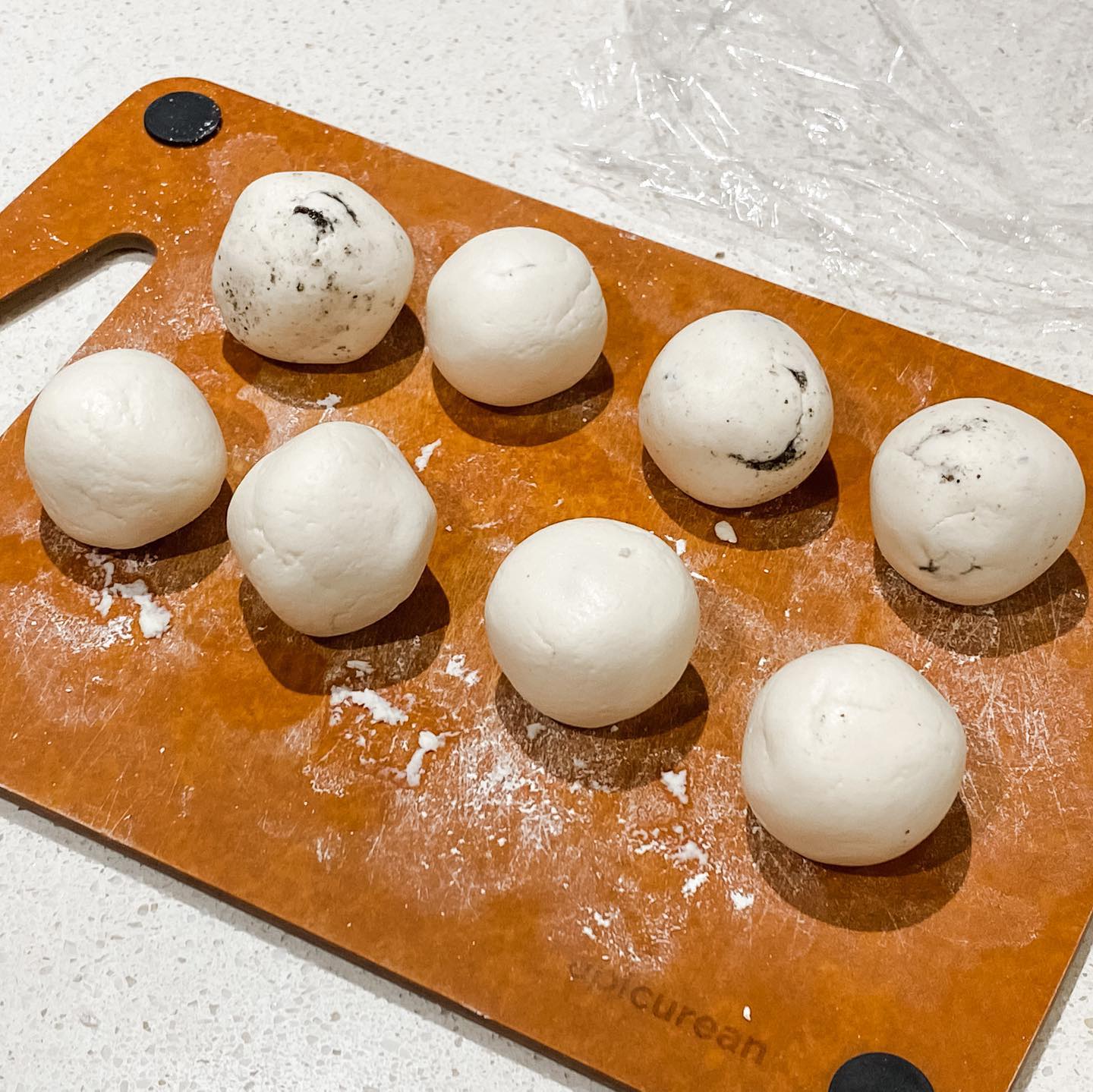 自製流心芝麻餡 豆腐湯圓 - step 8