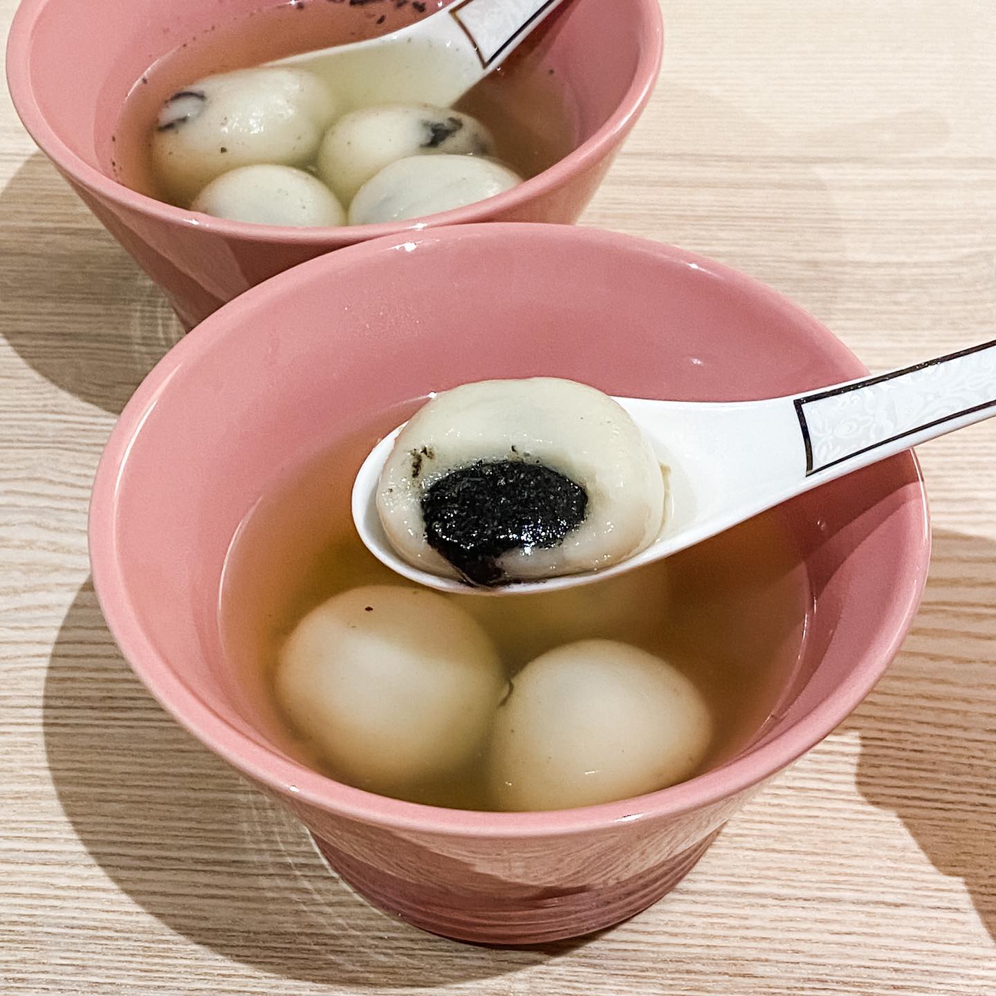 自製流心芝麻餡 豆腐湯圓