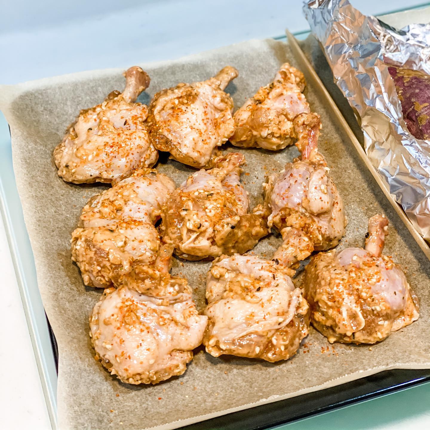 日式七味芝麻雞鎚 - step 2