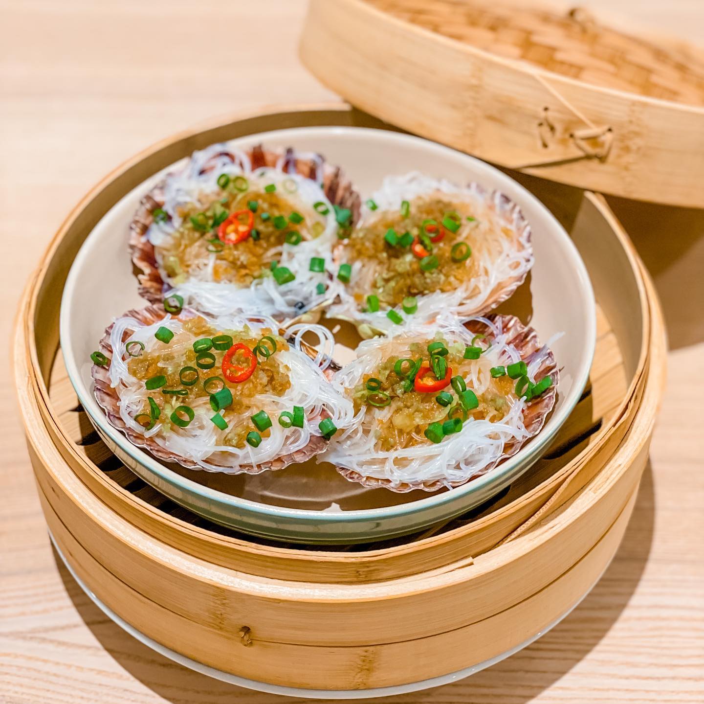 金銀蒜粉絲蒸扇貝 - step 6