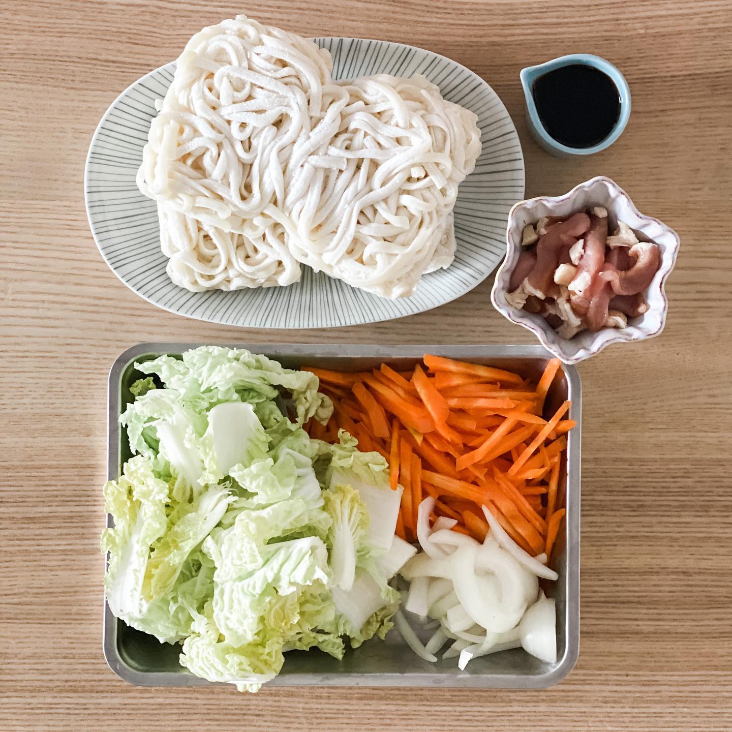 Stir Fried Udon - step 1
