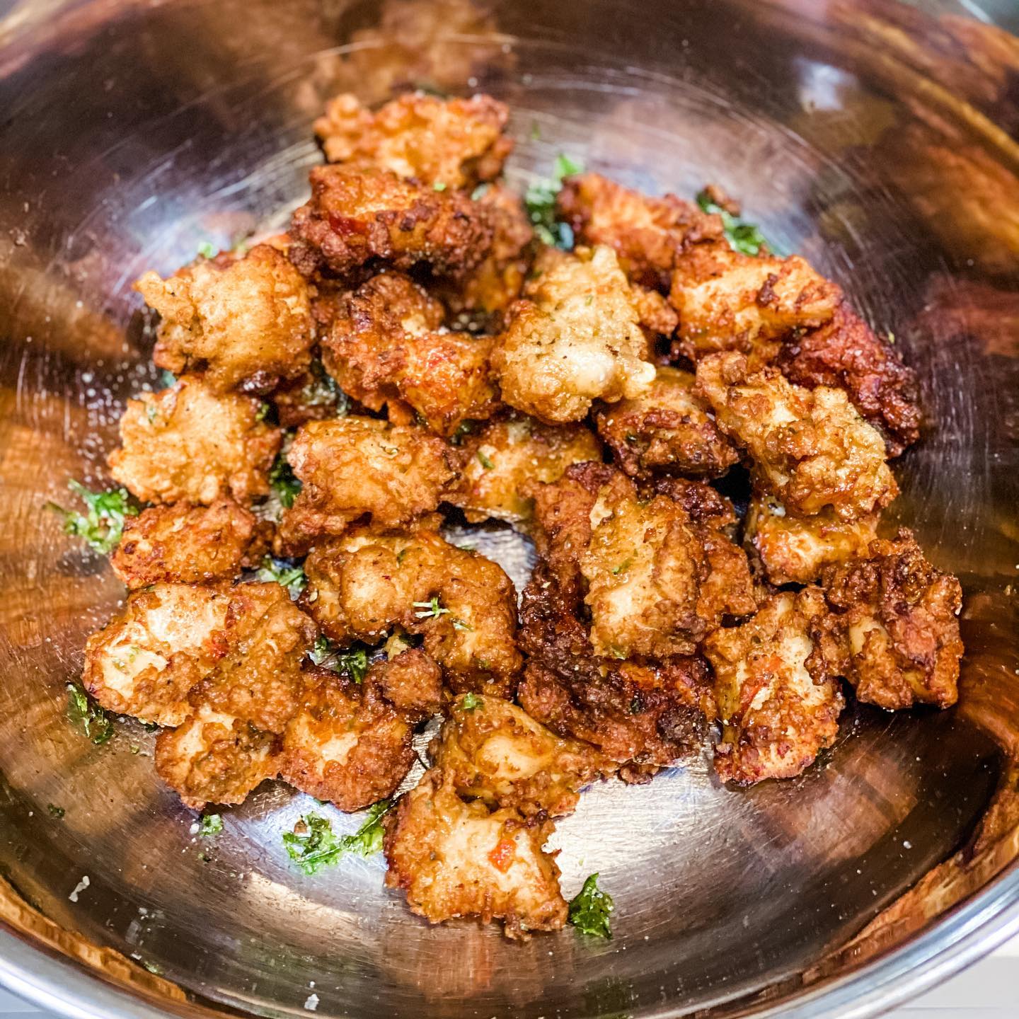 自製偽鹽酥雞 - step 4