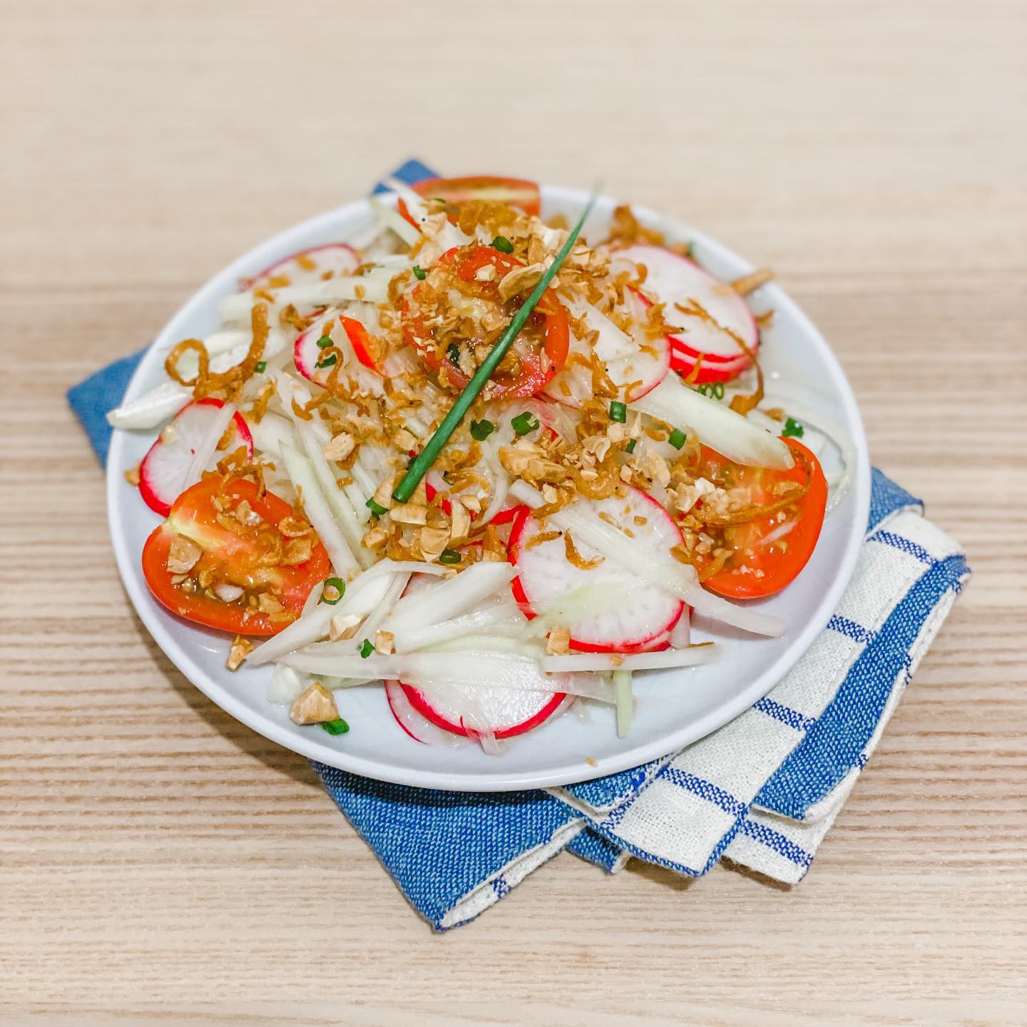 泰式櫻花蝦青木瓜沙律