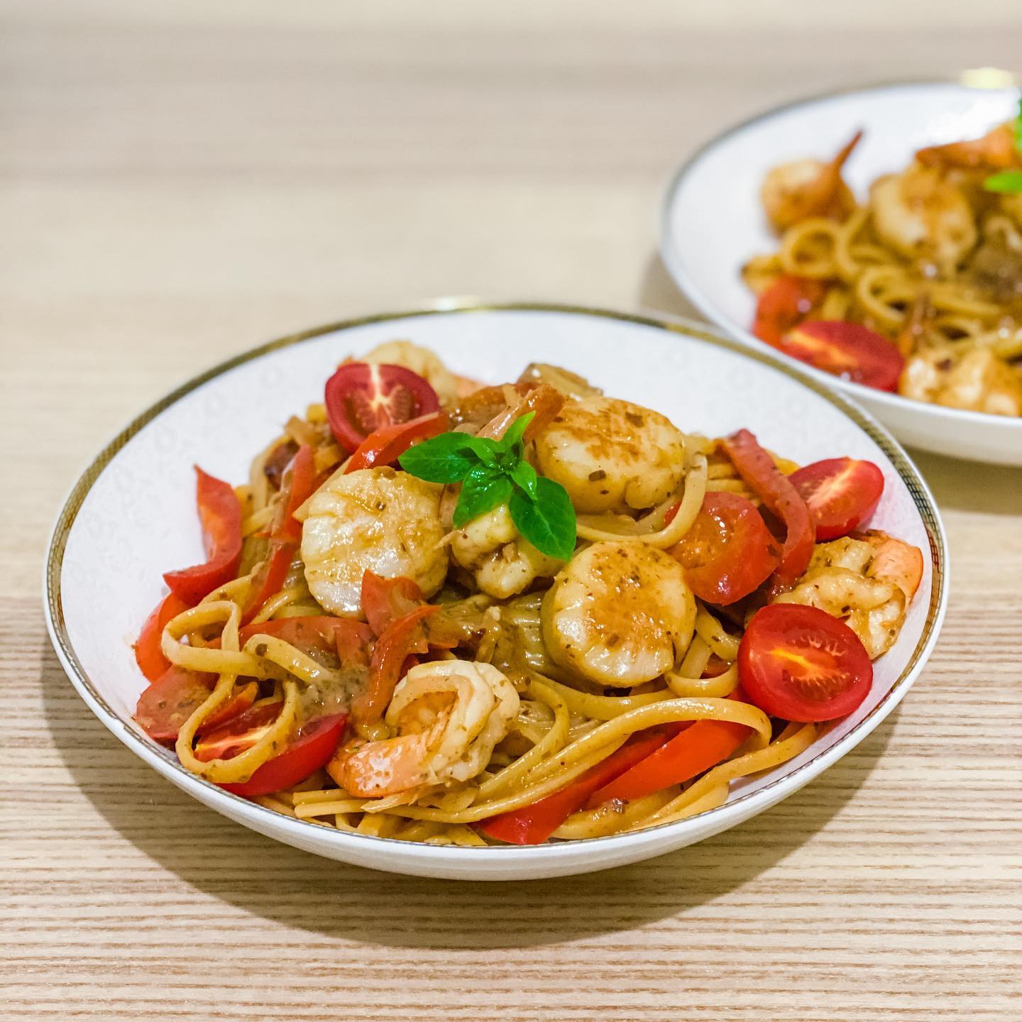 冬陰功海鮮炒意大利粉